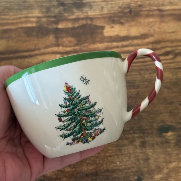 Spode Christmas Tree 3-Cup Peppermint Tea for One Set - New in Box - Picture 12 of 15